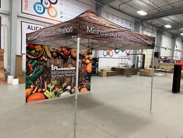 A mightyTENT for farmers market
